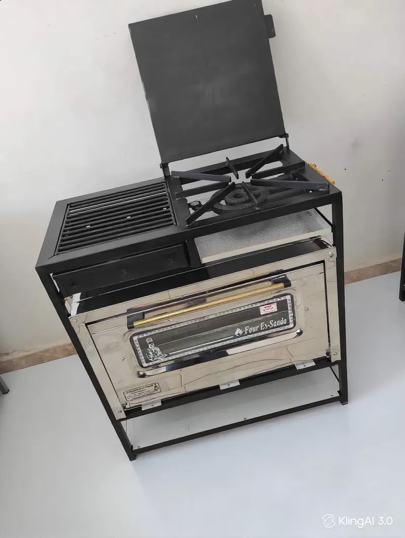 5en1 84cm avec four es-saada inox 