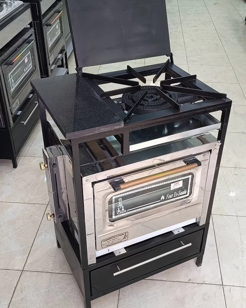 3en1 64cm avec four Es-saada inox 