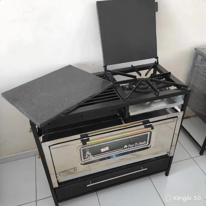 6en1 95cm avec four es-saada inox 